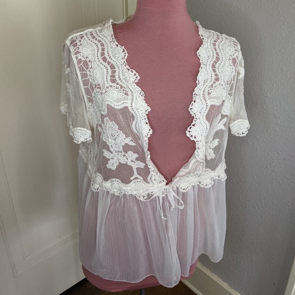 Women's lace sweater